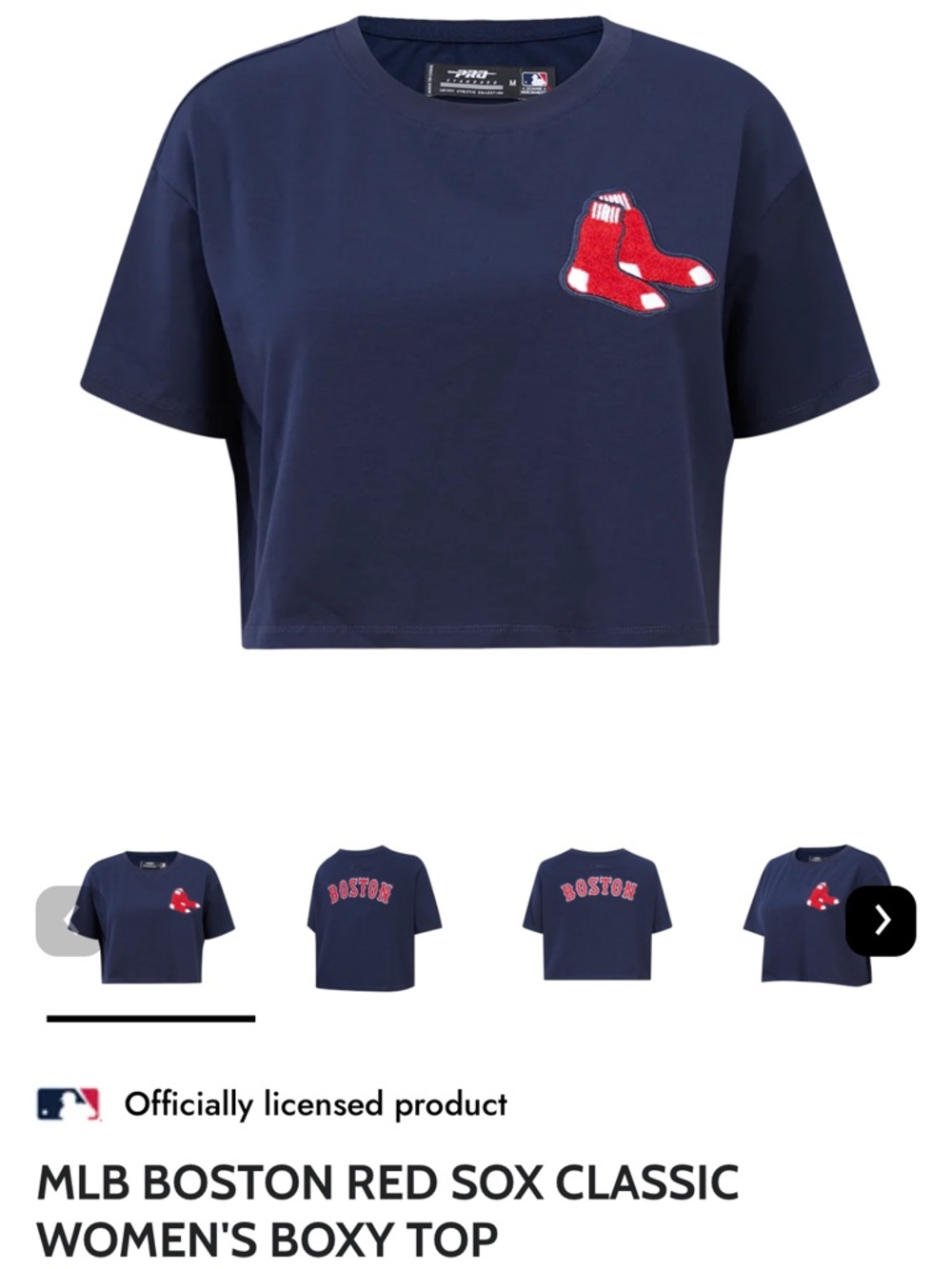 Pro Standard Boston Red Sox Boxy Tee